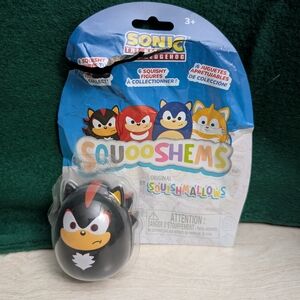 Sonic The Hedgehog Shadow Mini Squishy Figure Squishmallows Squooshems 2”